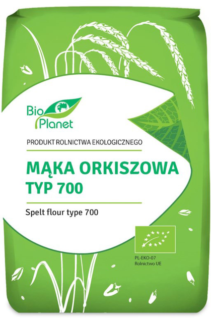 BIO PLANET Mąka orkiszowa typ 700 BIO 1kg (5907814669568) - obraz 1