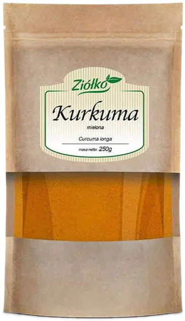 Спеція Ziółko Куркума мелена 250 г (5904323160036) - зображення 1