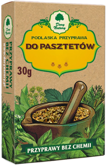 Dary Natury Przyprawa Do Pasztetów 30 g (5902741002266) - obraz 1