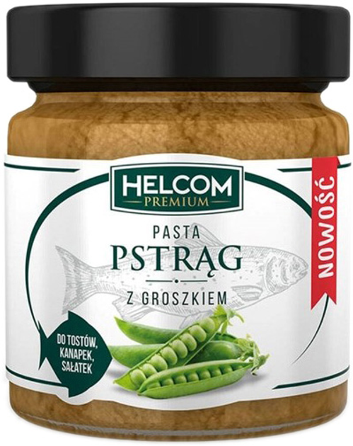 Helcom Pasta Pstrąg z groszkiem 180 g (5902166738634) - obraz 1