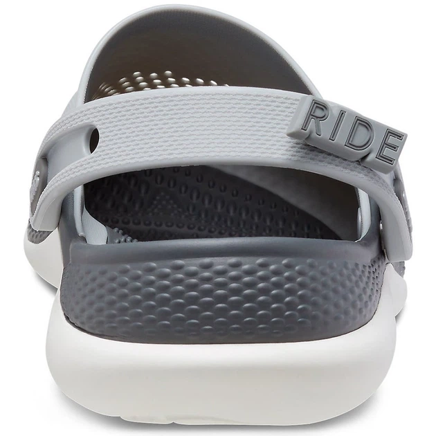 Женские кроксы Серые Crocs Literide 360 Clog Light Grey/Slate Grey 206708 39 (M7-W9) - изображение 4