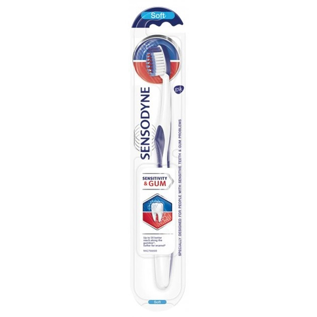Зубна щітка Sensodyne Чутливість зубів і захист ясен 1 шт ...
