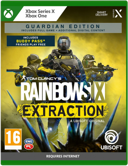 Гра Xbox One Tom Clancy's Rainbow Six Extraction Guard Ed. (Blu-ray) (3307216216438) - зображення 1