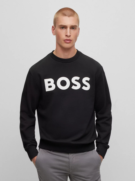 Світшот чоловічий Hugo Boss 50487133-001 2XL Чорний (4063536958340) - зображення 1