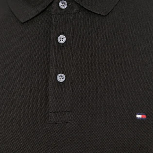 Koszulka polo męska Tommy Hilfiger MW0MW17770-BDS S Czarna (8720113849816) - obraz 5