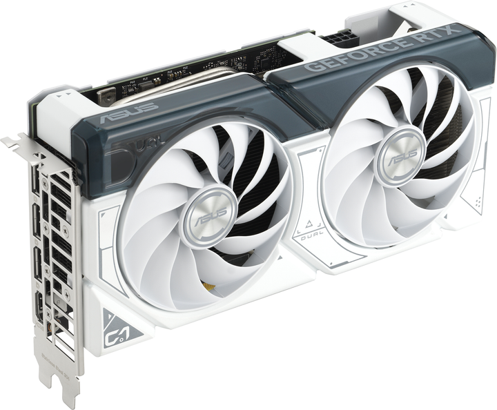Видеокарта ASUS PCI-Ex GeForce RTX 4060 Dual White OC