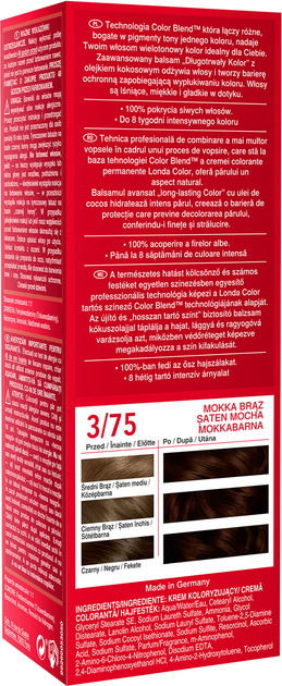 Фарба для волосся Londa Professional Color 3/75 Mocha Brown (3614228816830) - зображення 3
