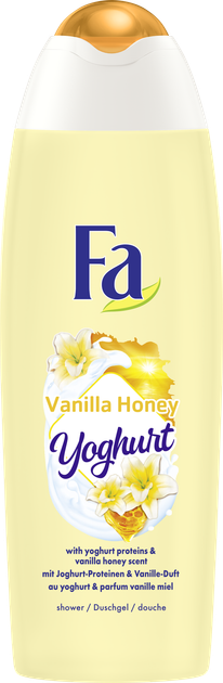 Гель для душу Fa Yoghurt Ванільний мед 750 мл (9000101263916) - Фото 1 Гель для душу Fa Yoghurt Ванільний мед 750 мл (9000101263916) - изображение 1