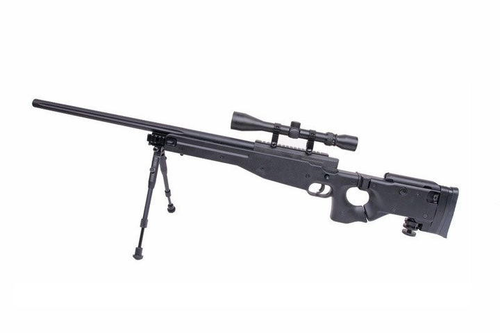 Снайперська гвинтівка L96 MB08D з оптикою і сошками WELL - изображение 1