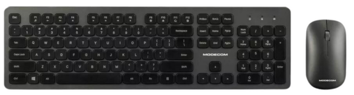 Zestaw bezprzewodowy Modecom 5200C Black (MK-MC-5200C-100) - obraz 1