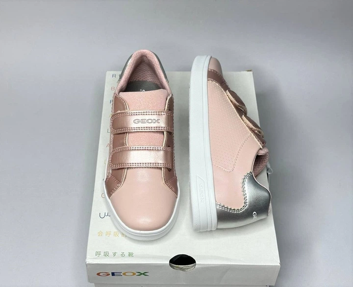 Подростковые детские кеды Geox Djrock 36р пудра - изображение 4
