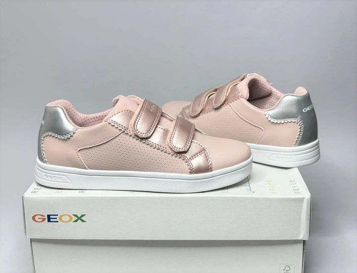 Подростковые детские кеды Geox Djrock 36р пудра - изображение 5