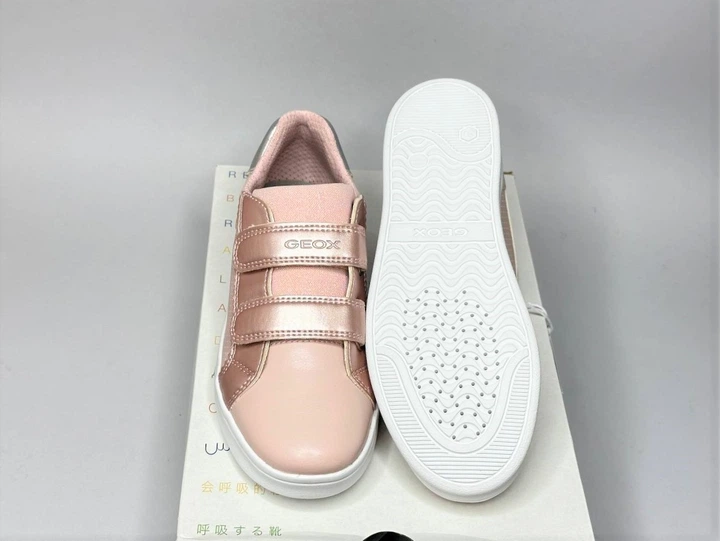Подростковые детские кеды Geox Djrock 36р пудра - изображение 6