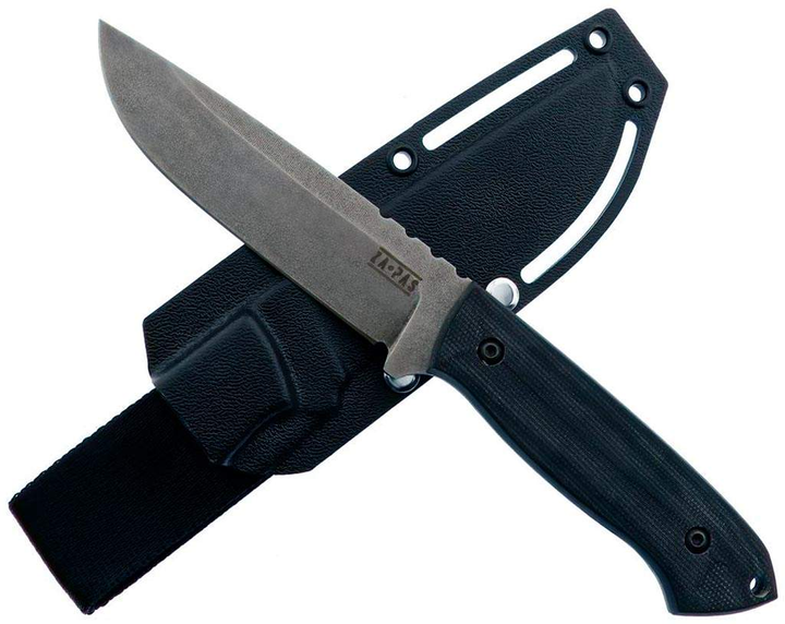 Нож Za-Pas Ultra Outdoor Stonewash (black G10, kydex sheath) - изображение 2