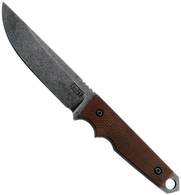 Нож Za-Pas Urban Tactic Stonewash (brown micarta, kydex sheath) - изображение 1