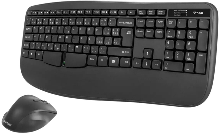 Комплект бездротовий Yenkee 2009CS Black (YKM 2009CS) - зображення 3