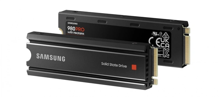 SSD Samsung 980 Pro 2TB с радиатором (MZ-V8P2T0CW), M.2 PCIe 4.0