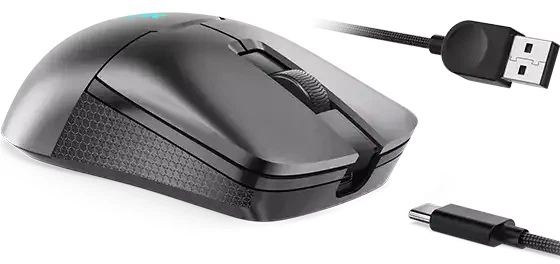 Мышь Lenovo Legion M600s Qi Wireless Gaming Mouse Grey (GY51H47355) - Фото 4 Мышь Lenovo Legion M600s Qi Wireless Gaming Mouse Grey (GY51H47355) - изображение 4