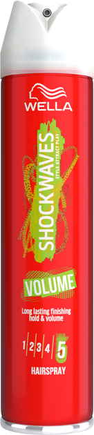 Lakier do włosów Wella Shockwaves 5 Volume 250ml (4056800739790) - obraz 1