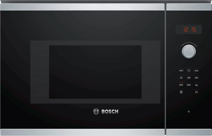 Мікрохвильова піч Bosch BFL523MS0 Чорна - зображення 1