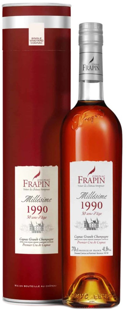 Коньяк Frapin Millesime 1990 30 лет выдержки 0.7 л 41.8% (3305482790706_N) - изображение 1