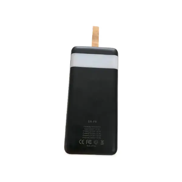Потужний PowerBank Sprange SR-P8 60000 mAh із вбудованим ліхтариком / Зовнішній акумулятор чорний - Фото 2 Потужний PowerBank Sprange SR-P8 60000 mAh із вбудованим ліхтариком / Зовнішній акумулятор чорний - зображення 2