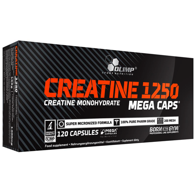Креатин моногидрат Olimp Creatine 1250 Mega Caps 120 капсул – фото ...