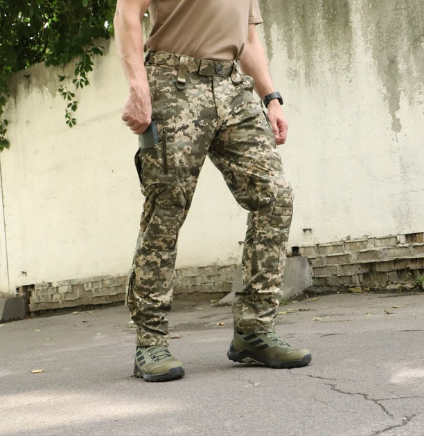 Тактичні штани "РАПТОР" піксель ріп-стоп з еластичною вставкою розмір 46 (903) - зображення 1