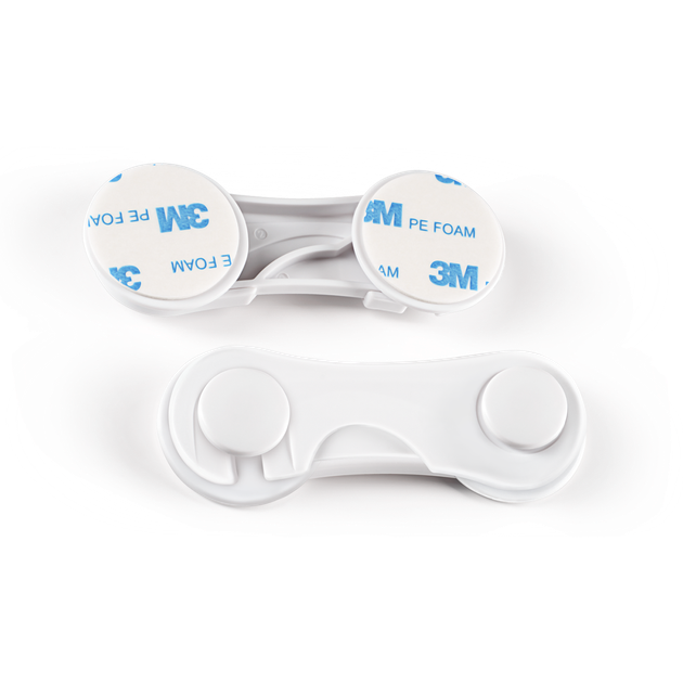 Замок-блокиратор для шкафчика MBM Kids 2 шт Белый (BS-08 WHITE) - изображение 3