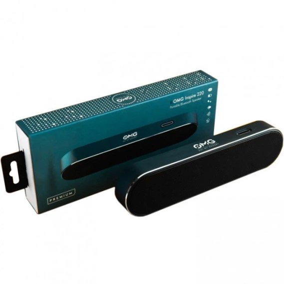 Бездротова Bluetooth Колонка OMG Inspire 220 (DarkCyan) - Фото 2 Бездротова Bluetooth Колонка OMG Inspire 220 (DarkCyan) - зображення 2