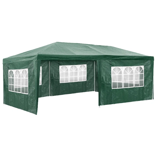 Павильон садовый gazebo Taizhou 3х6м Зеленый CC-ZT-004, діаметр труби 31X24X18 мм - изображение 4