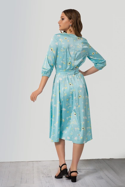Платье Azuri 5818 XL Бирюзовое (581852XL) - Фото 4 Платье Azuri 5818 XL Бирюзовое (581852XL) - изображение 4