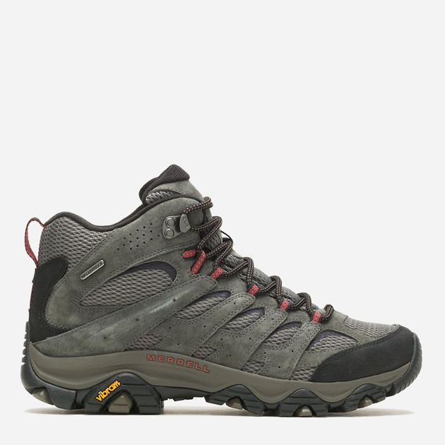 Letnie buty trekkingowe męskie niskie wodoodporne Merrell Moab 3 Mid Wp J035833 41 (7.5US) 25.5 cm Ciemnoszare (194713936029) - obraz 1