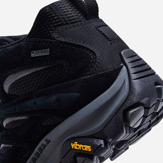 Buty trekkingowe męskie Gore-Tex Merrell Moab 3 Mid Gtx J036243 42 (8.5US) 26.5 cm Czarne (194713953736) - obraz 6