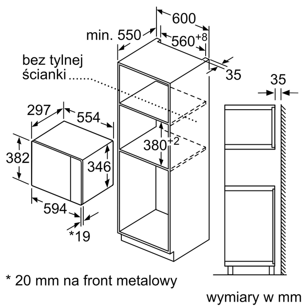 Мікрохвильова піч Bosch BFL520MS0 - зображення 4