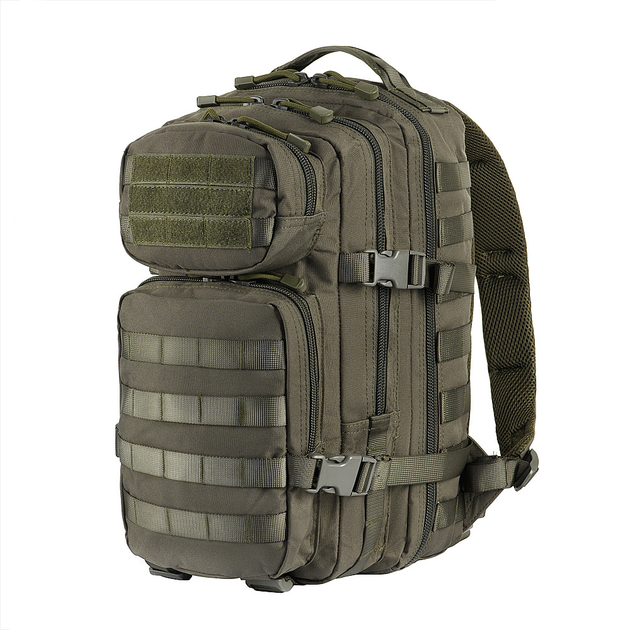 Рюкзак 20 л з системою Molle 42 х 20 х 25 см / Міцний Ранець з м'якою спинкою та лямками олива - зображення 1