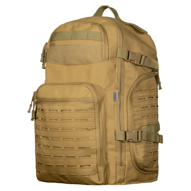 Рюкзак CamoTec 30л с системой Molle 50х30х19см / Прочный Ранец Oxford 900D PVC койот - изображение 1