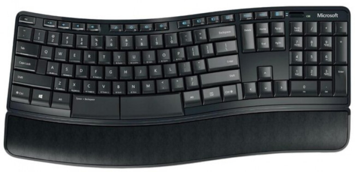 Комплект бездротовий Microsoft Sculpt Comfort Black (L3V-00021) - зображення 2