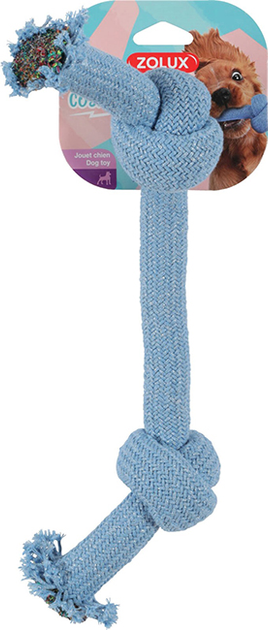 Zabawki dla zwierząt Zolux Cosmic - zabawka sznurowa z dwoma wezlami kolorowa 40 cm (3336024804919) - obraz 2