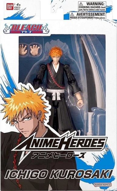 Figurka Do Gier Bandai Anime Heroes: Bleach: Kurosaki Ichigo 17 cm (3296580369713) - obraz 5