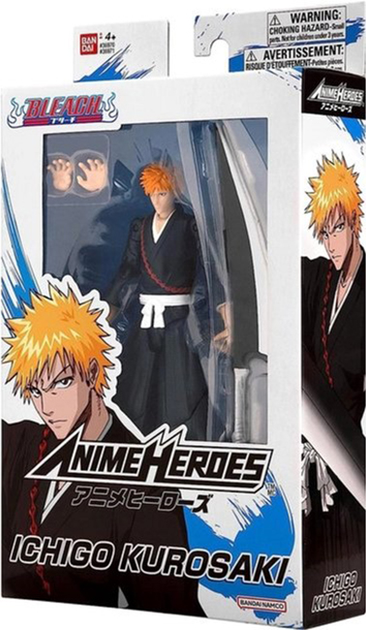 Figurka Do Gier Bandai Anime Heroes: Bleach: Kurosaki Ichigo 17 cm (3296580369713) - obraz 6