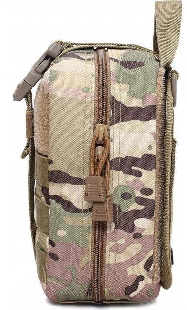 Тактична аптечка підсумок, військова IFAK, Molle, мультікам (арт.6139) - зображення 3