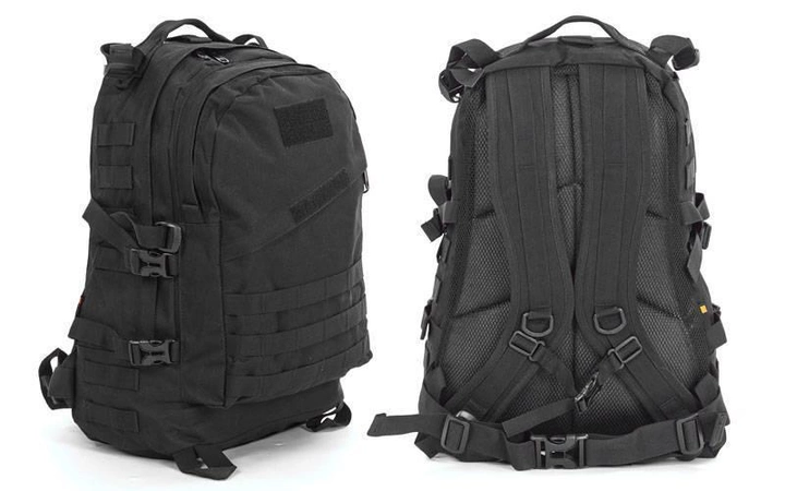 Рюкзак тактический трехдневный SILVER KNIGHT 3D 40л Черный - изображение 1