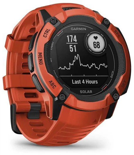 Смарт-часы Garmin Instinct 2X Solar Flame Red (010-02805-11/01) - изображение 2