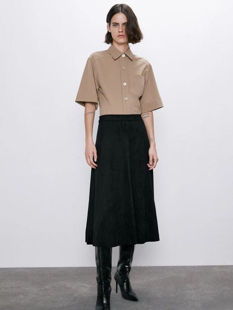 Спідниця Zara 2712/929/800 S Чорна (02712929800026) – Брендовий