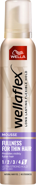 Pianka do włosów cienkich Wella Wellaflex Fullness for Thin Hair 200 ml (4056800114757) - obraz 1