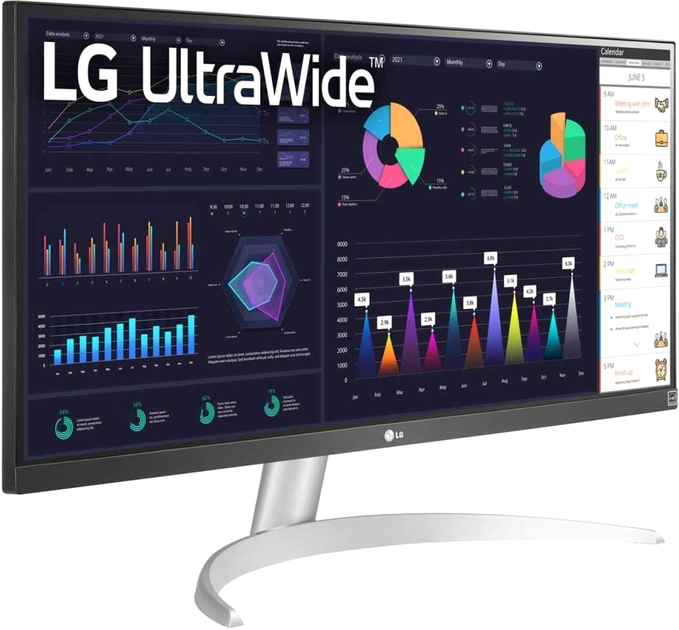 Монітор 29" LG UltraWide 29WQ600-W - зображення 4