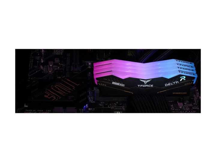 Оперативная память Team T-Force Delta TUF Gaming Alliance RGB DDR5 6000 MHz 32GB (2x16GB) CL38 (FF5D532G6000HC38ADC01) - открытая упаковка - изображение 5