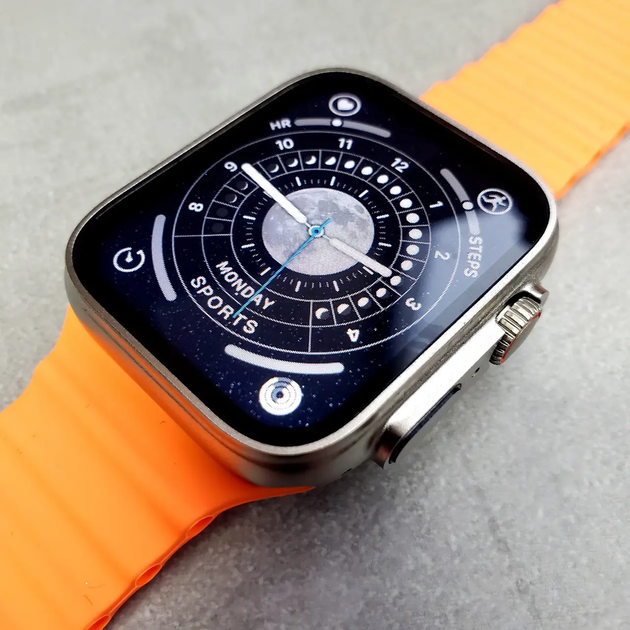 Смарт-годинник Smart Watch GS8+ Ultra &nbsp;Українська мова Оранжевий - зображення 3