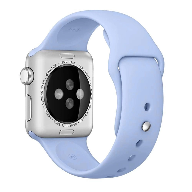 Силиконовый ремешок для Apple Watch 42/44/45/49 мм Lilac - изображение 2